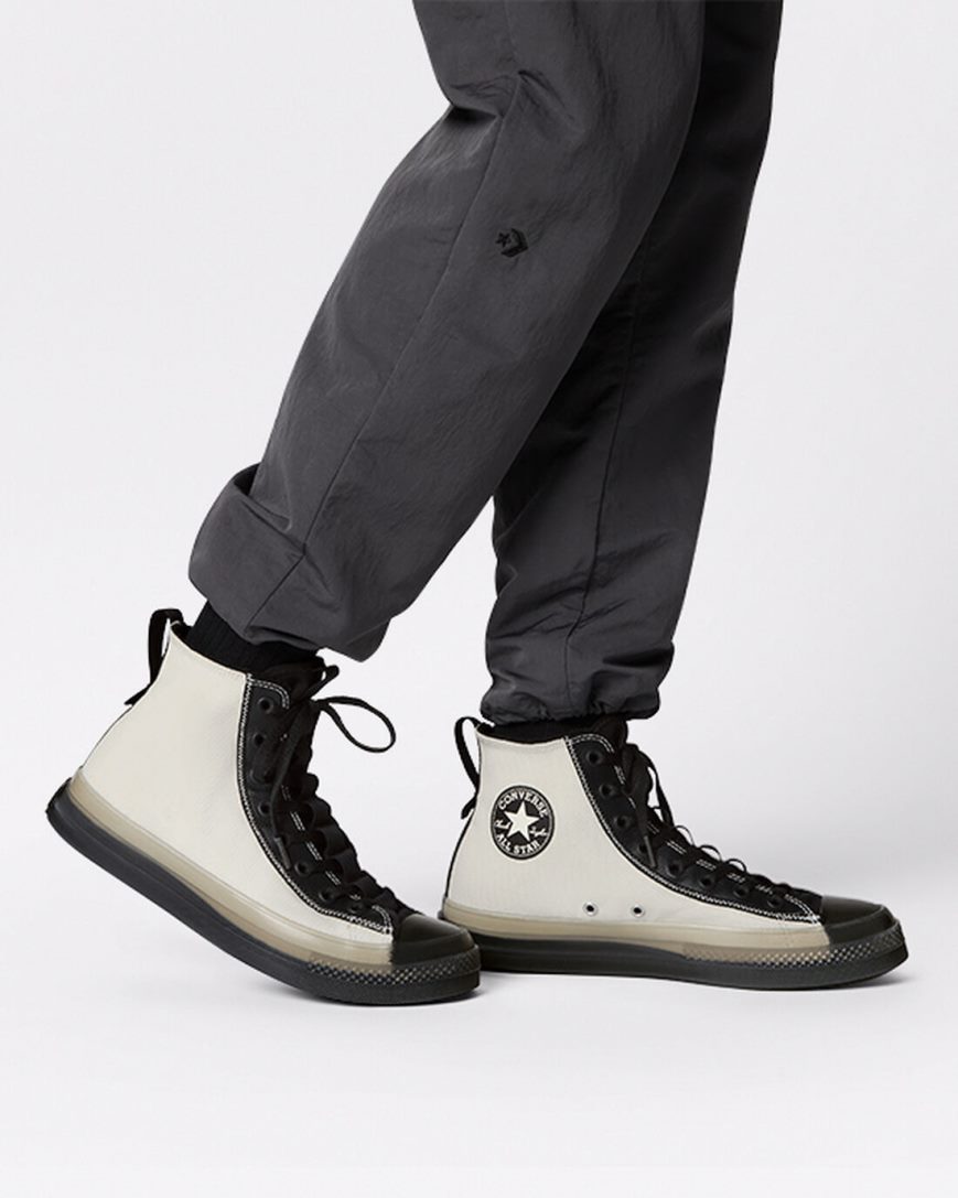 Women's Converse Chuck Taylor All Star CX Explore Counter Climate High Top Shoes Beige / Black | AU 60934K